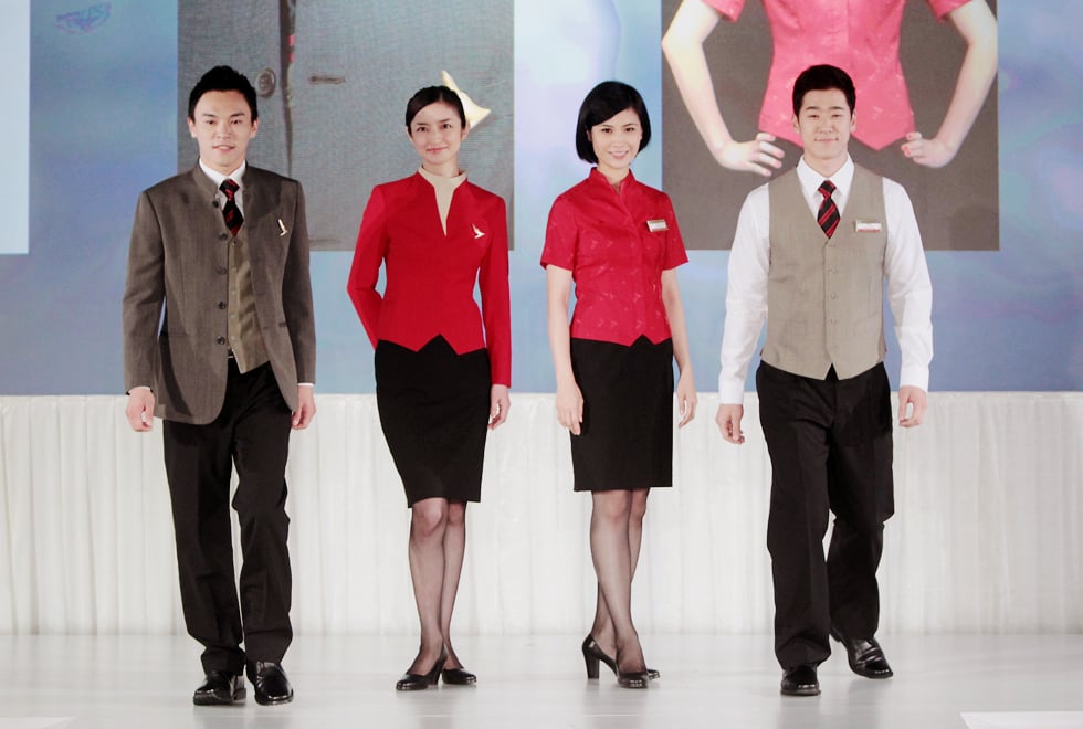Flights of fancy The 60year evolution of Cathay Pacific uniforms