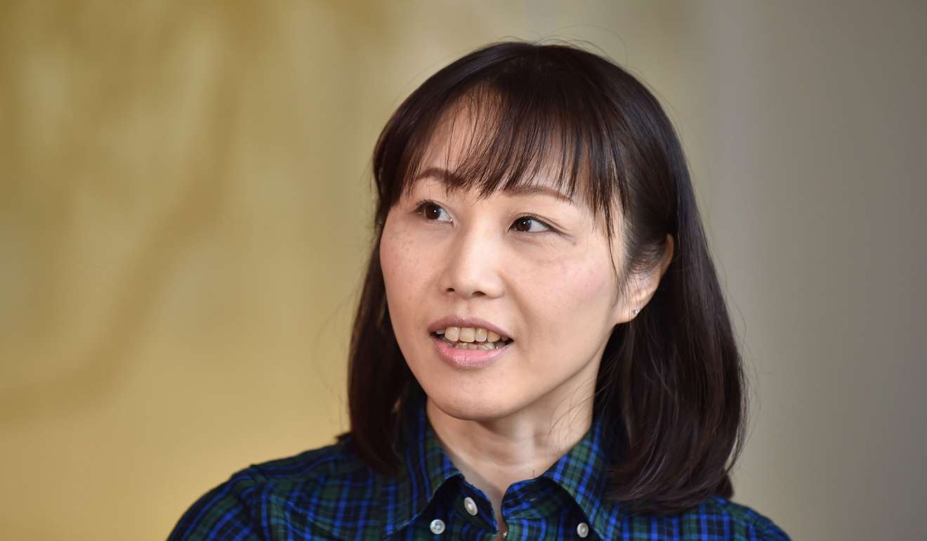 Natsuko Asaki, a game producer at Cybird, the company which created the popular app series Ikemen. Photo: AFP