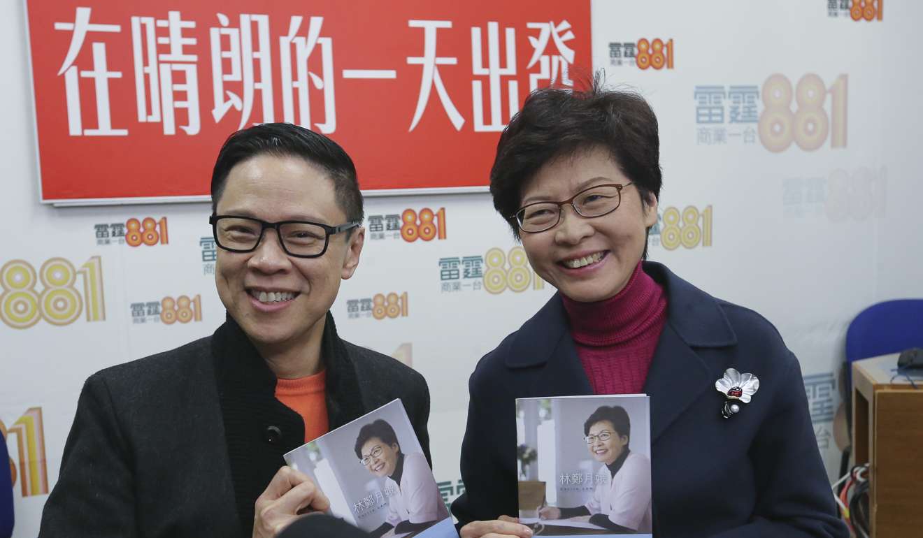 Carrie Lam receives en bloc support from the Heung Yee Kuk. Photo: Dickson Lee