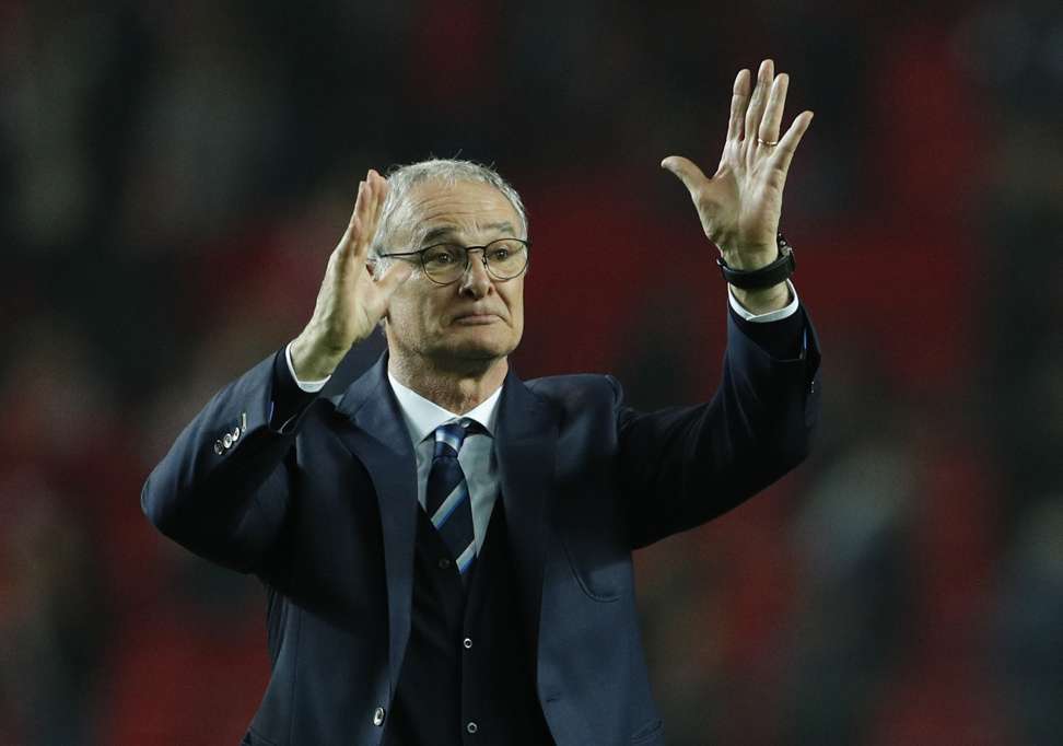 Claudio Ranieri’s men gave themselves a chance with their away goal. Photo:Reuters