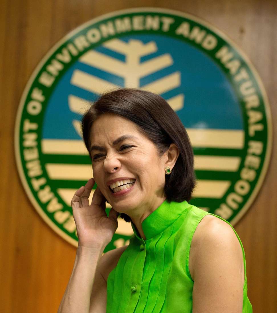 Philippines' Department of Energy and Natural Resources Secretary Regina Lopez. Photo: AFP