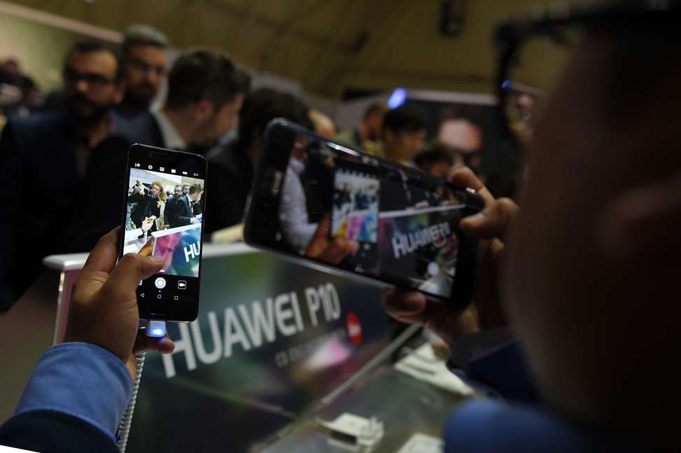 Huawei is the third biggest mobile producer in the world. Photo: AFP