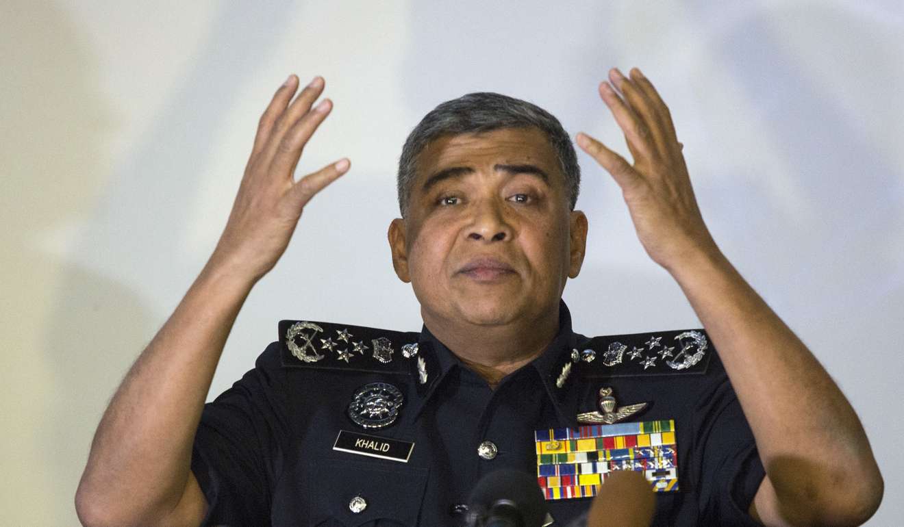 Malaysia's police chief Khalid Abu Bakar. File photo: AP