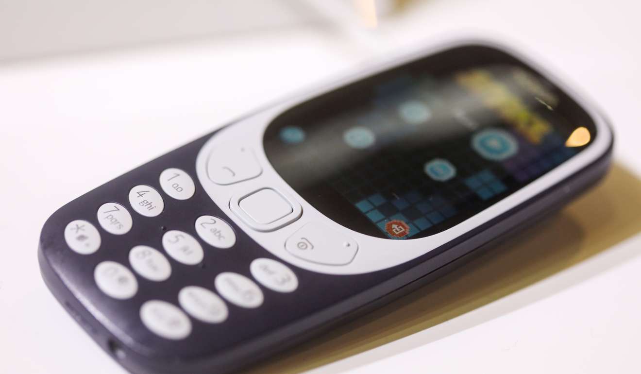 An updated Nokia 3310. Photo: Bloomberg