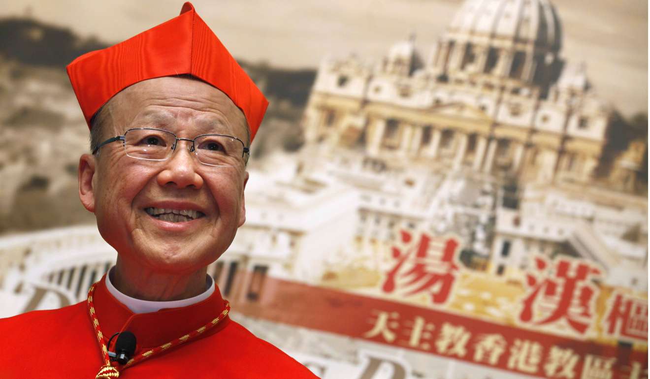 Cardinal John Tong Hon speaks to the media in Hong Kong in 2012. The bishop of Hong Kong plays an important role in trying to explain the positions of the church and China to one another on the difficult subject of the normalisation of ties between Beijing and the Vatican. Photo: AP