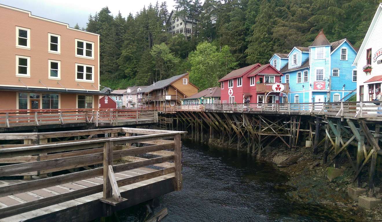 Creek Street in Ketchikan was a red light district during Alaska’s gold rush days.