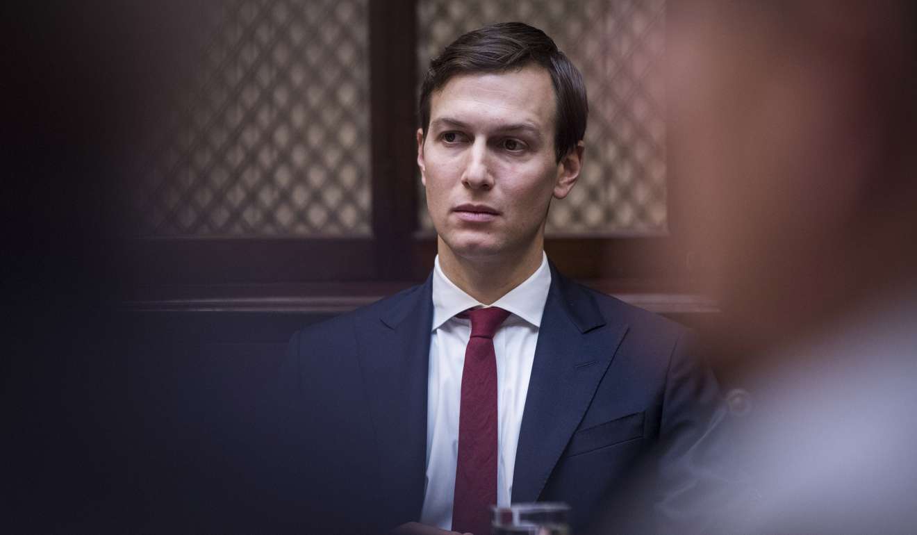 Jared Kushner, President Donald Trump’s senior adviser and son-in-law, listens during a meeting in the White House in January. China’s top two America hands, State Councillor Yang Jiechi and the Chinese ambassador in Washington Cui Tiankai, have brilliantly worked to establish high-level lines of communication into the new administration by assiduously cultivating Kushner. Photo: Washington Post