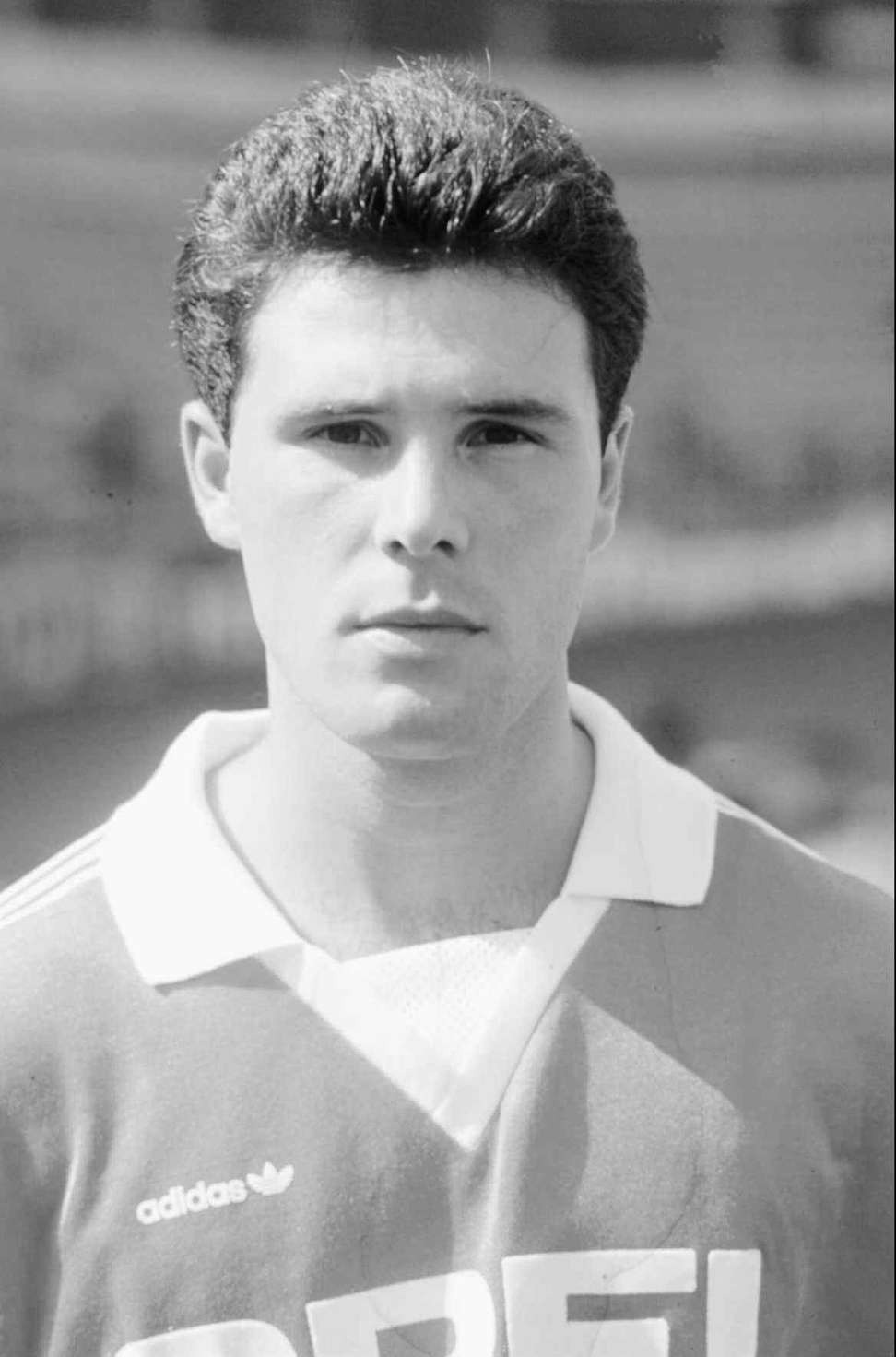 Jean-Marc Bosman, playing for Belgian team RFC Liege in 1987.
