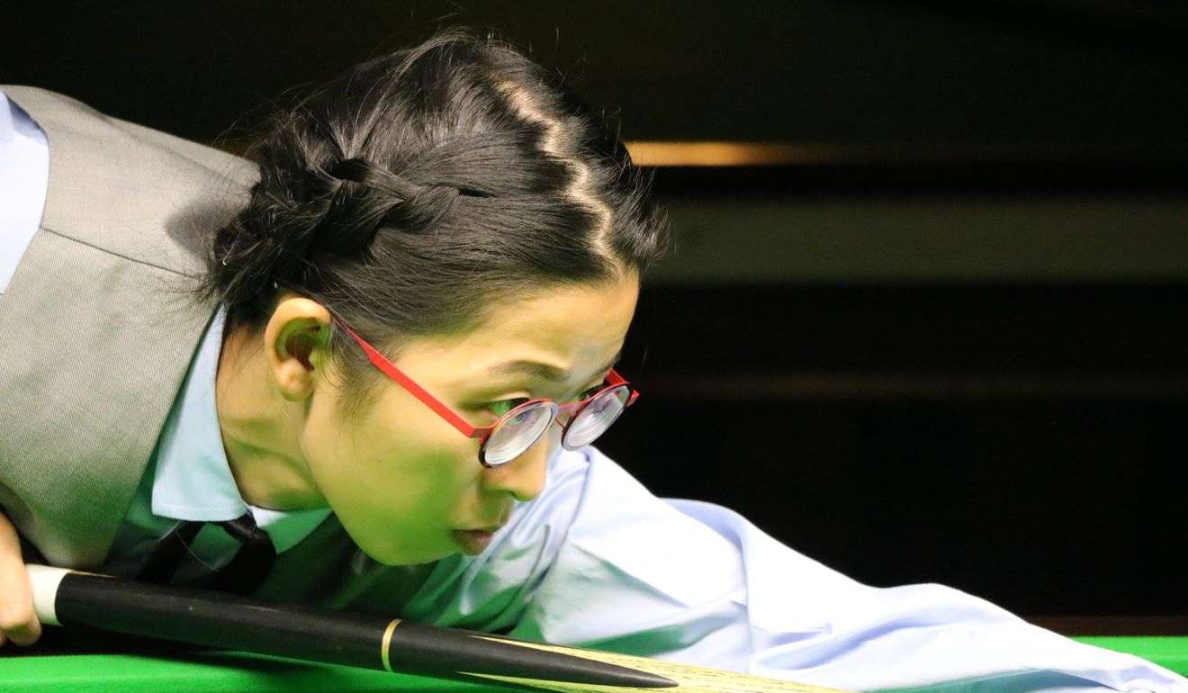 Hong Kong's Ng On-yee in action in the second round of the Eden Masters. Photo: World Ladies Billiards and Snooker