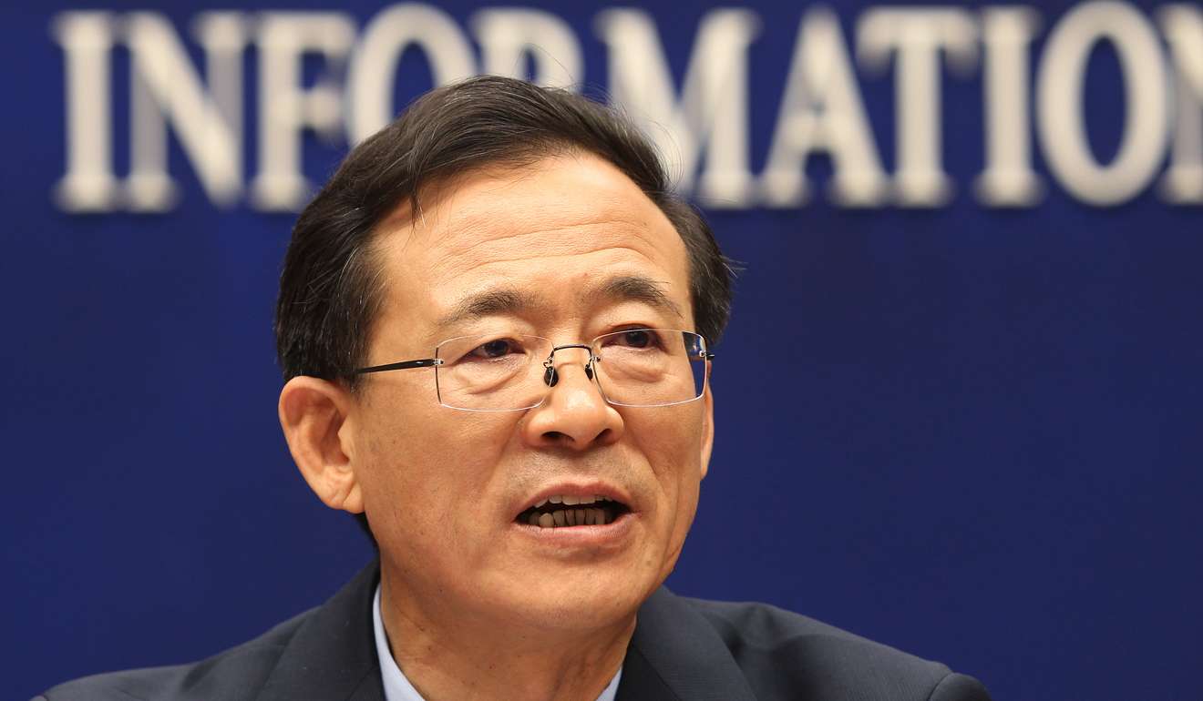Liu Shiyu, chairman of the China Securities Regulatory Commission ( CSRC ). Photo: Simon Song