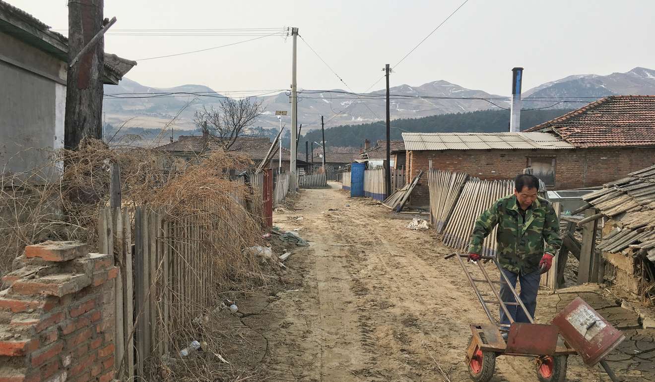 Nanping village in Jilin province. China’s growth has not been even, and many rural areas are still impoverished. Photo: Reuters