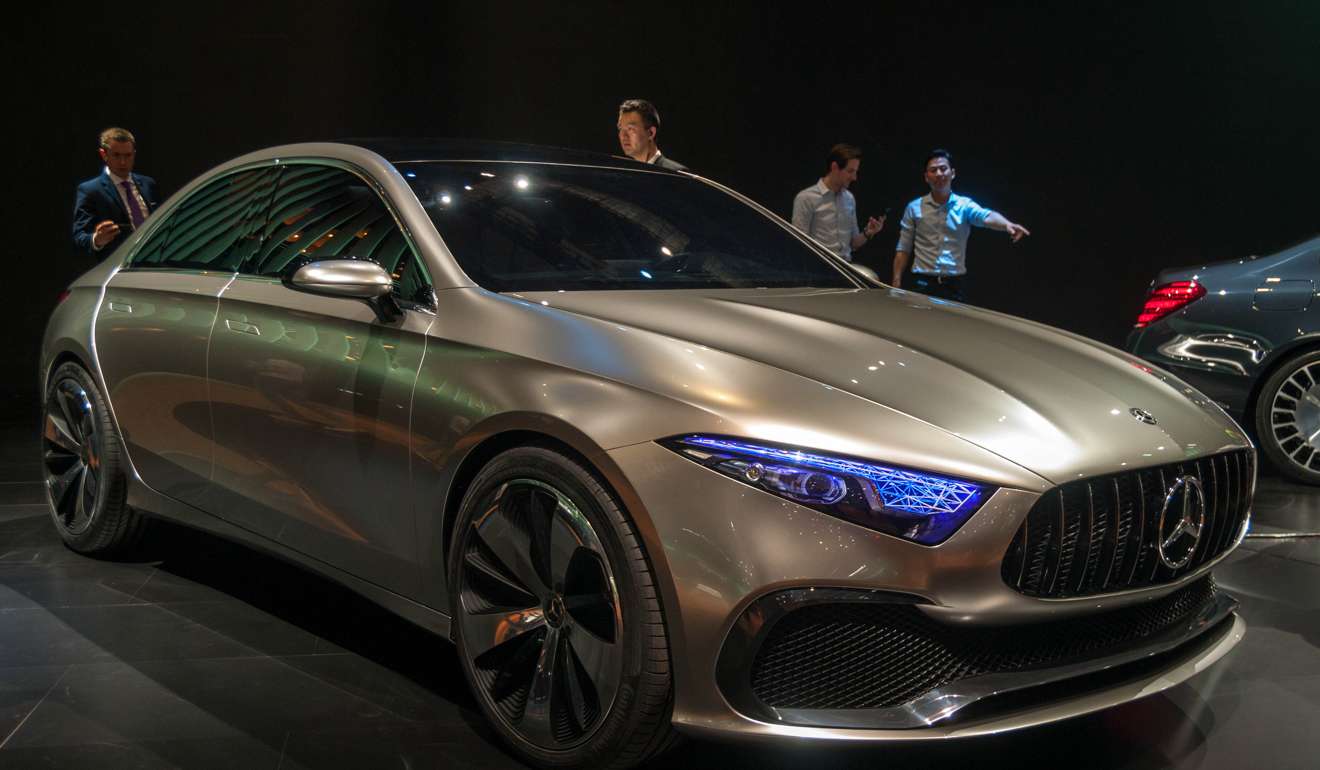 Mercedes-Benz's Concept A sedan. Photo: Mark Andrews