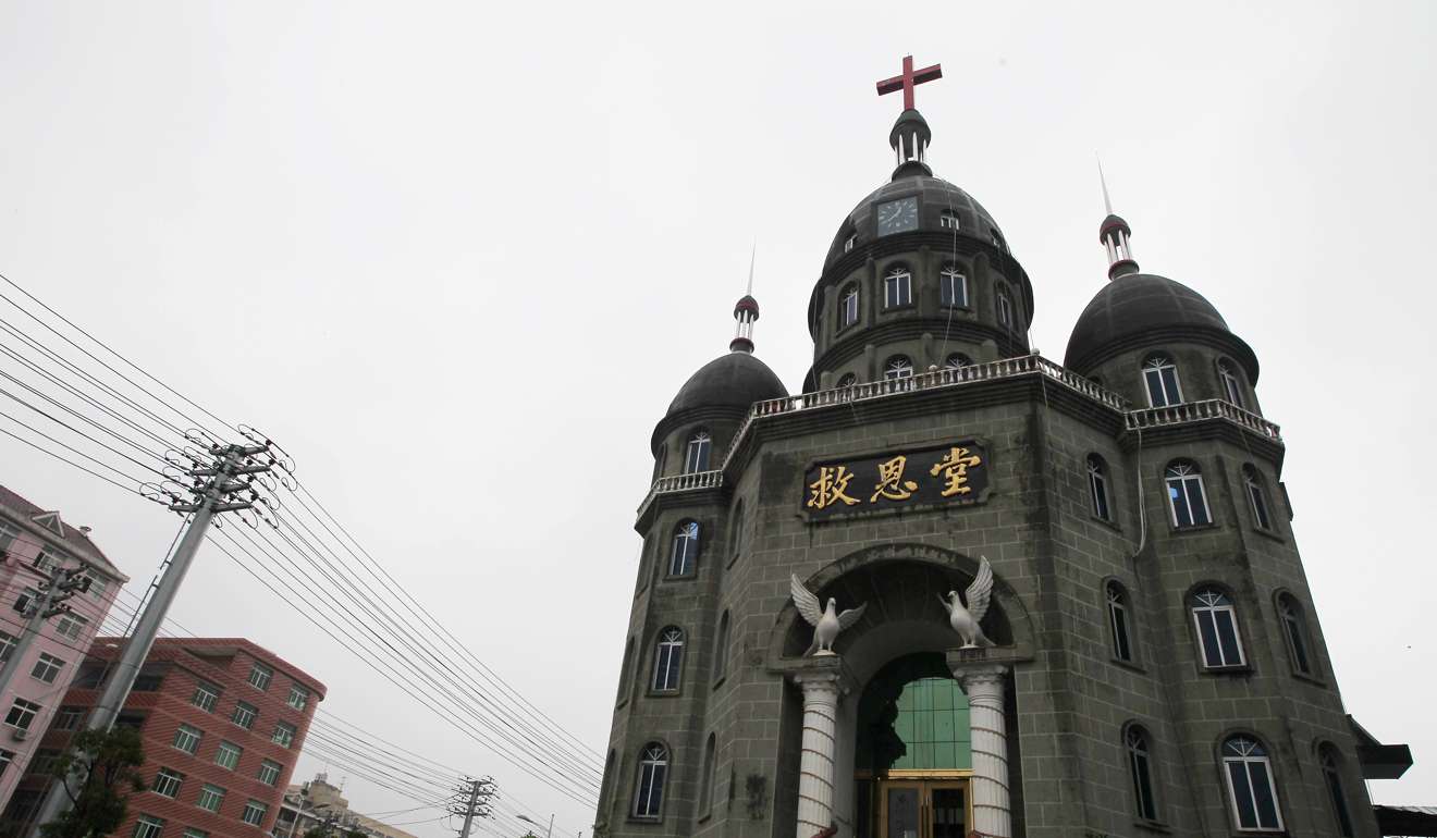 A church in Wenzhou, Zhejiang province. The city has a big Christian community. Photo: Simon Song