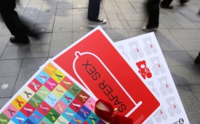 HIV-prevention campaigns normally focus on safe sex. Photo: K.Y. Cheng