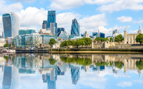The skyline in the financial district of London. Photo: Shutterstock The skyline in the financial district of London. Photo: Shutterstock