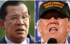 Cambodian Prime Minister Hun Sen said Thursday that he supports Republican presidential nominee Donald Trump becoming the next US president. Cambodian Prime Minister Hun Sen said Thursday that he supports Republican presidential nominee Donald Trump becoming the next US president.