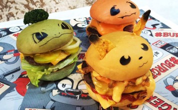 The burgers' flavors have been designed to match each Pokemon's look and personality. Photo: Hashtag Burgers