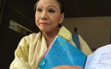 Employer Chan Sau-yiu outside the Labour Tribunal. Photo: Chris Lau