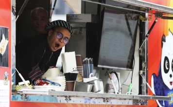The Bao and Buns food truck at Golden Bauhinia Square, Wan Chai. Photo: Dickson Lee