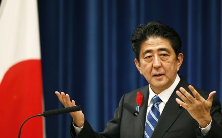 Japan Prime Minister Shinzo Abe. Photo: Reuters Japan Prime Minister Shinzo Abe. Photo: Reuters