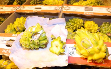 Liquid cocaine was found inside these dragon fruits. Photo: SCMP Pictures