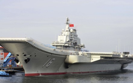 An undated file picture of China's aircraft carrier Liaoning. Photo: Xinhua An undated file picture of China's aircraft carrier Liaoning. Photo: Xinhua