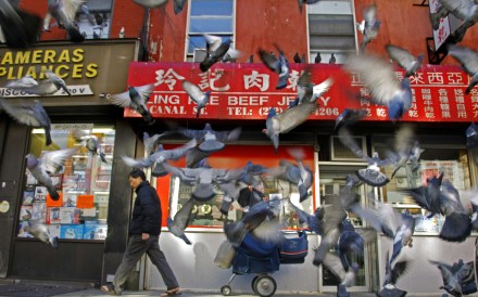 A file picture of an area of Chinatown in Manhattan. Photo: AP A file picture of an area of Chinatown in Manhattan. Photo: AP