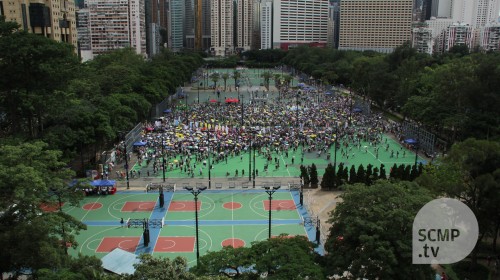 July 1 march organisers claim turnout of 110,000