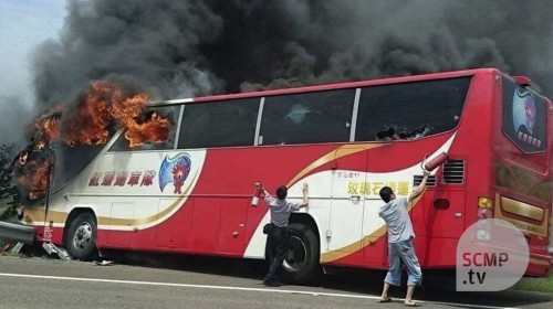 Taiwan bus inferno kills 26, mainly China tourists