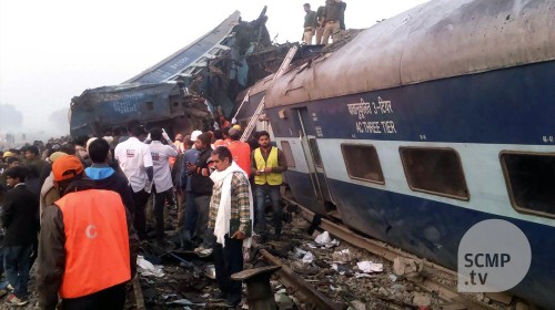 Dozens killed in India train crash