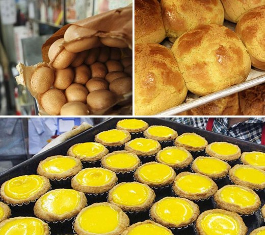 Ching Git-kau holds a tray of Portugese tarts at Hoover Cake Shop in Kowloon City. Photo: SCMP Pictures Ching Git-kau holds a tray of Portugese tarts at Hoover Cake Shop in Kowloon City. Photo: SCMP Pictures