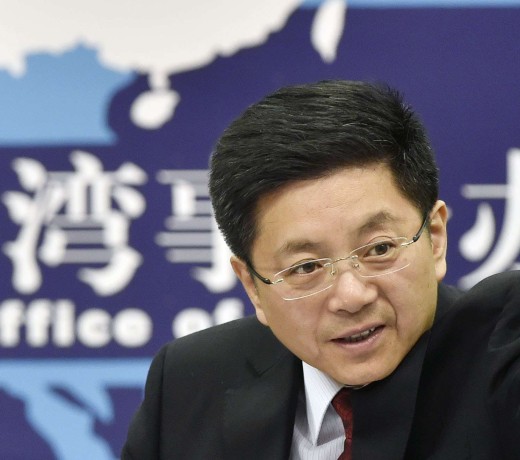 Taiwan Affairs Office spokesman Ma Xiaoguang says the 1992 consensus is central to cross-strait ties. Photo: Kyodo