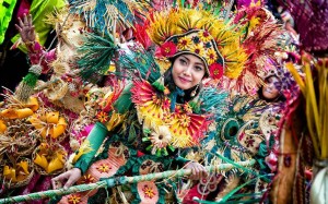 The colourful Parade through Macau, Latin City The colourful Parade through Macau, Latin City