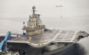 China’s first aircraft carrier, the Liaoning, docked at Dalian, in a file photo from 2012. Photo: Reuters