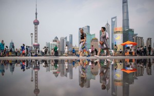China is expected to report third-quarter economic growth of 6.7 per cent on Wednesday. Photo: AFP