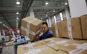 Alibaba’s online sales during last year’s Single’s Day shopping extravaganza tallied 91 billion yuan, a jump of 60 per cent on year. Photo: Reuters