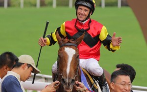 Brett Prebble and Lucky Bubbles are leading contenders for the Hong Kong Sprint. Photos: Kenneth Chan