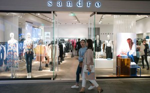 A Sandro store in Beijing.Most new high-income earners were predicted to emerge in interior provincial capitals, according to the Economist Intelligence Unit. Photo: AFP