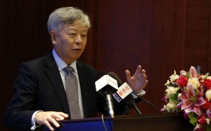 AIIB president Jin Liqun says the lender cannot rule out US interest in joining the China-backed bank. Photo: Xinhua