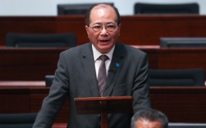 Secretary for Education Eddie Ng Hak-kim says the consultation on a revised junior secondary Chinese history curriculum will progress to the second stage next May. Photo: Nora Tam