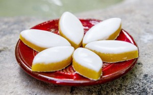 Calissons d’Aix are a marzipan confection from Aix-en-Provence.