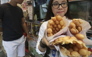 Eating two egg waffles in a week would exceed the tolerable level of aluminium. Photo: Edward Wong