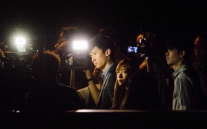 Pro-independence lawmakers Baggio Leung and Yau Wai-ching. Photo: AFP
