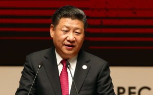 President Xi Jinping addresses a meeting of Apec leaders in Lima, Peru, yesterday. Photo: Reuters