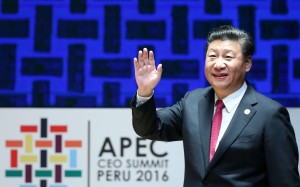 President Xi Jinping pictured at the Apec summit in Peru. Photo: EPA