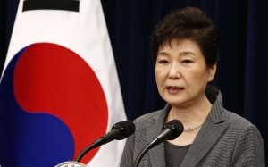 South Korean President Park Geun-hye. Photo: EPA