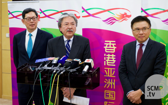 John Tsang: chief executive election was not discussed in his meeting with Beijing's top official