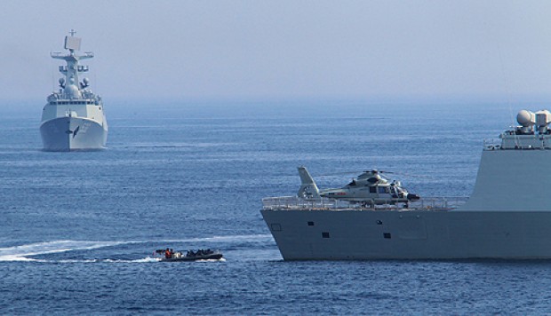 China Naval Fleet Seen Sailing Through Soya Strait Off Northern Japan 