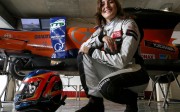 Colombia's Tatiana Calderon is very much at home in the Macau Grand Prix paddocks and hopes for at least a top 10 finish in the F3 race this weekend. Photo: K.Y. Cheng