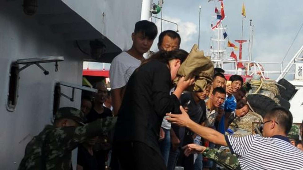 Картинки по запросу A Chinese tourist fell overboard from a cruise ship and spent 38 hours at sea without a life jacket